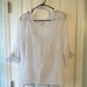 Lightweight Elastic Waist Blouse